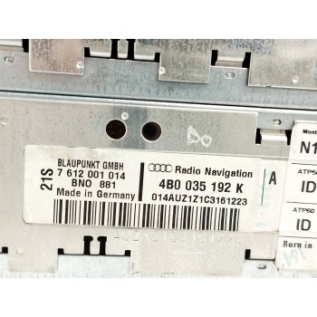 Recambio de sistema navegacion gps para audi allroad quattro (4b5) 2.5 v6 24v tdi referencia OEM IAM 4B0035192K 7612001014 