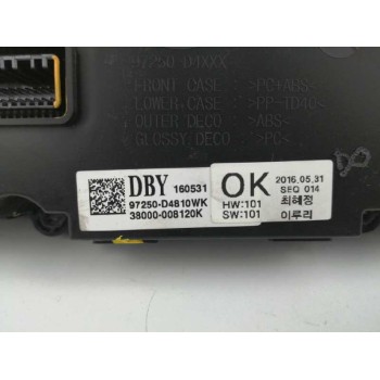 Recambio de mando climatizador para kia optima 1.7 crdi cat referencia OEM IAM 97250D4810WK 38000008120K 