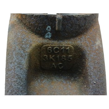 Recambio de mangueta delantera derecha para ford transit caja cerrada ´06 ft 260 k trend lkw referencia OEM IAM 6C113K185AC  