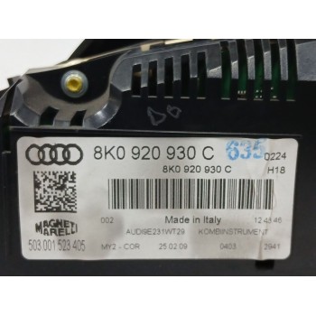 Recambio de cuadro instrumentos para audi a4 b8 (8k2) 2.0 tdi referencia OEM IAM 8K0920930C  503001523405