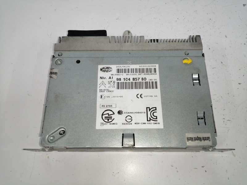 Recambio de sistema audio / radio cd para citroën c4 picasso 1.6 blue-hdi fap referencia OEM IAM 9810485780  