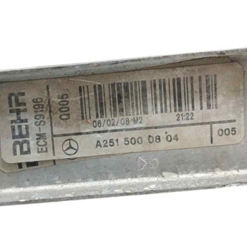 Recambio de radiador agua para mercedes-benz clase m (w164) ml 280 cdi 4-matic (164.120) referencia OEM IAM A2515000804  