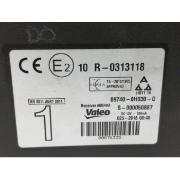 Recambio de modulo electronico para citroën c1 1.2 12v vti referencia OEM IAM 897400H030D  