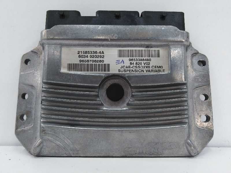Recambio de centralita suspension para citroën c6 exclusive referencia OEM IAM 9658708280 9653388480 