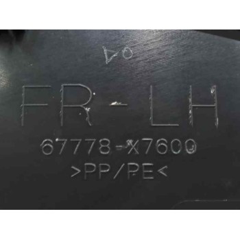 Recambio de guarnecido puerta delantera izquierda para toyota bz4x (_eam1_) ev (xeam10) referencia OEM IAM 67778X7600  