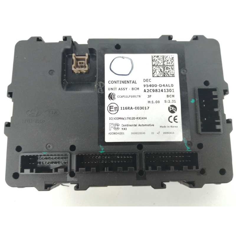 Recambio de modulo electronico para kia optima 1.7 crdi cat referencia OEM IAM 95400D4AL0 A2C98241301 