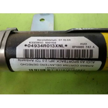 Recambio de airbag cortina delantero derecho para audi a3 sportback (8pa) 2.0 tdi 16v referencia OEM IAM 8P4880742A  