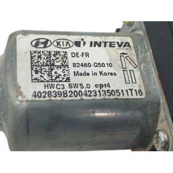 Recambio de motor elevalunas delantero derecho para kia niro i (de) e-niro referencia OEM IAM 82460G5010  