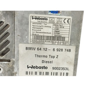 Recambio de motor calefaccion para bmw serie 7 (e65/e66) 730d referencia OEM IAM 64126928748 9002353L CALEFACCION AUXILIAR WEBAS