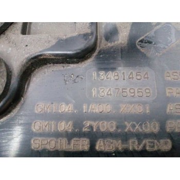 Recambio de aleron trasero para opel crossland x referencia OEM IAM 13481454 NEGRO 