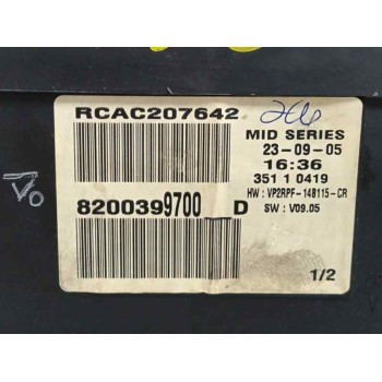Recambio de cuadro instrumentos para renault megane ii berlina 5p 1.5 dci diesel referencia OEM IAM 8200399700 RCAC207642 