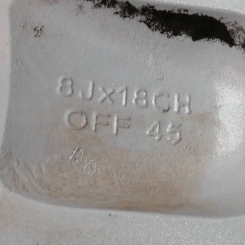 Recambio de llanta para land rover range rover evoque (l538) 2.2 d 4x4 referencia OEM IAM HL45551 8JX18CH OFF45 BJ32-BA