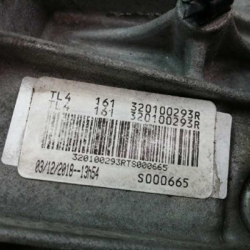 Recambio de caja cambios para nissan micra v (k14) 1.0 12v cat referencia OEM IAM TL4161 27230 KM 6 VELOCIDADES