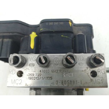 Recambio de abs para renault clio iv 0.9 tce referencia OEM IAM 476601842R 0265290289 