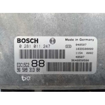 Recambio de centralita motor uce para fiat scudo (222) 2.0 16v jtd cat referencia OEM IAM 9650931380 0281011247 