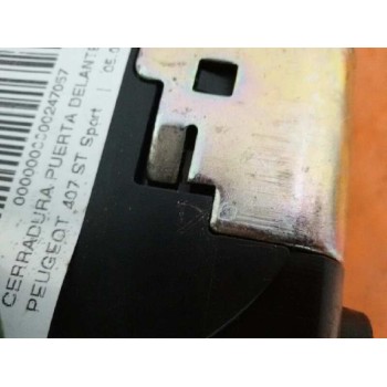 Recambio de cerradura puerta delantera derecha para peugeot 407 st sport referencia OEM IAM 9683417780  