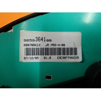 Recambio de cuadro instrumentos para citroën berlingo 1.9 d sx familiar referencia OEM IAM 9659364180  
