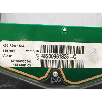 Recambio de cuadro instrumentos para renault trafic ii autobús (jl) 2.0 dci 115 referencia OEM IAM 8200961825  