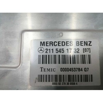 Recambio de centralita cambio automatico para mercedes-benz clase e (w211) berlina 3.2 cdi cat referencia OEM IAM 2115451732  