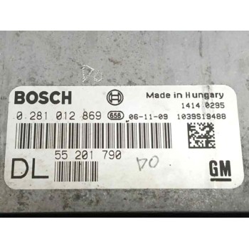 Recambio de centralita motor uce para opel vectra c berlina 1.9 cdti referencia OEM IAM 55201790 0281012869 