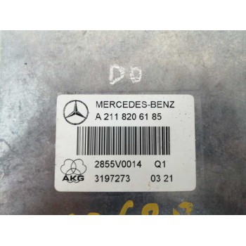 Recambio de modulo electronico para mercedes-benz clase e (w211) berlina 3.2 cdi cat referencia OEM IAM A2118206185  