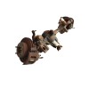 Recambio de puente delantero para jeep cherokee (xj) 2.5 td jamboree referencia OEM IAM 52068737AC  RELACION 3.73