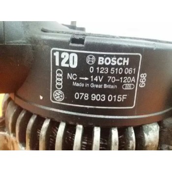Recambio de alternador para audi a4 berlina (b5) 2.6 referencia OEM IAM 078903015F 120A 0123510061