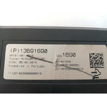 Recambio de modulo confort para opel meriva b 1.6 cdti dpf referencia OEM IAM 13591690 451027846 