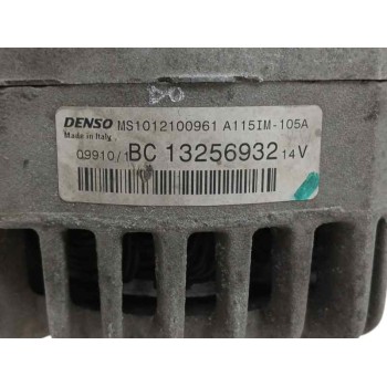 Recambio de alternador para opel corsa d 1.3 16v cdti referencia OEM IAM 13256932 105A MS1012100961