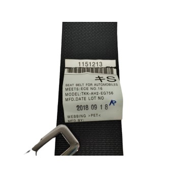 Recambio de cinturon seguridad trasero izquierdo para infiniti q50 50 hybrid referencia OEM IAM TKKAH2EG756  