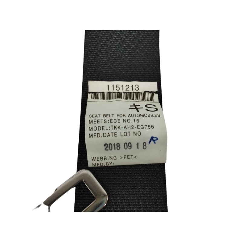 CINTURON SEGURIDAD TRASERO IZQUIERDO