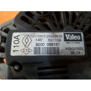 Recambio de alternador para renault megane ii berlina 5p confort expression referencia OEM IAM 8200086161 TG11C010 