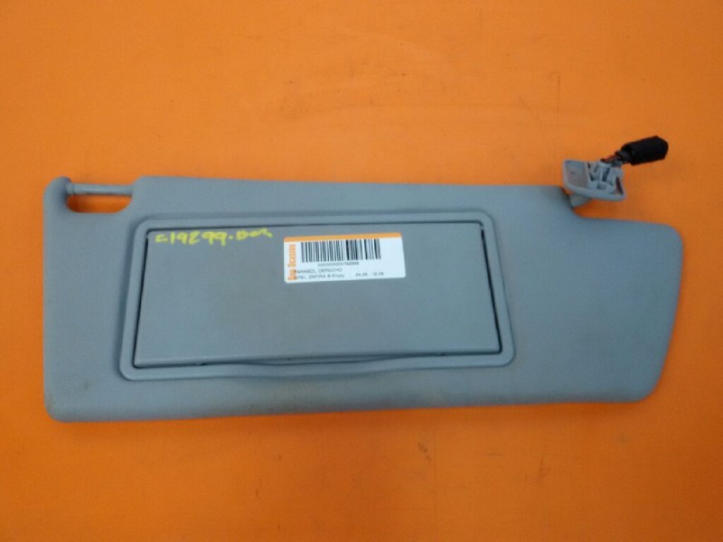 Recambio de parasol derecho para opel zafira b enjoy referencia OEM IAM 13234249  