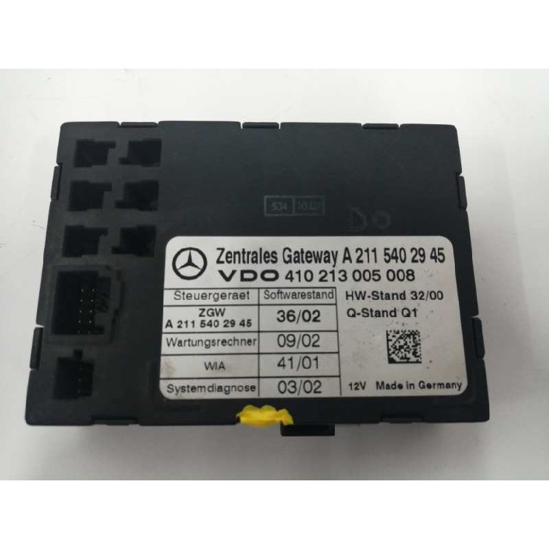Recambio de modulo electronico para mercedes-benz clase e (w211) berlina 3.2 cdi cat referencia OEM IAM A2115402945 410213005008