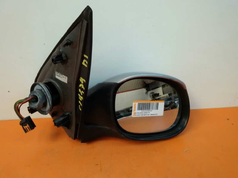 Recambio de retrovisor derecho para peugeot 206 berlina xt referencia OEM IAM 96480957XT ELECTRICO 