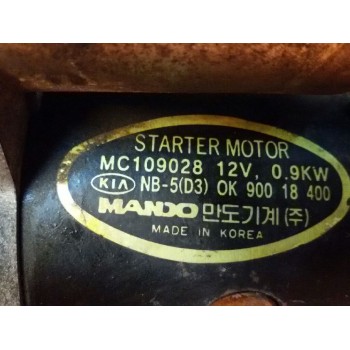 Recambio de motor arranque para kia clarus 2.0 cat referencia OEM IAM 0K95618400B  