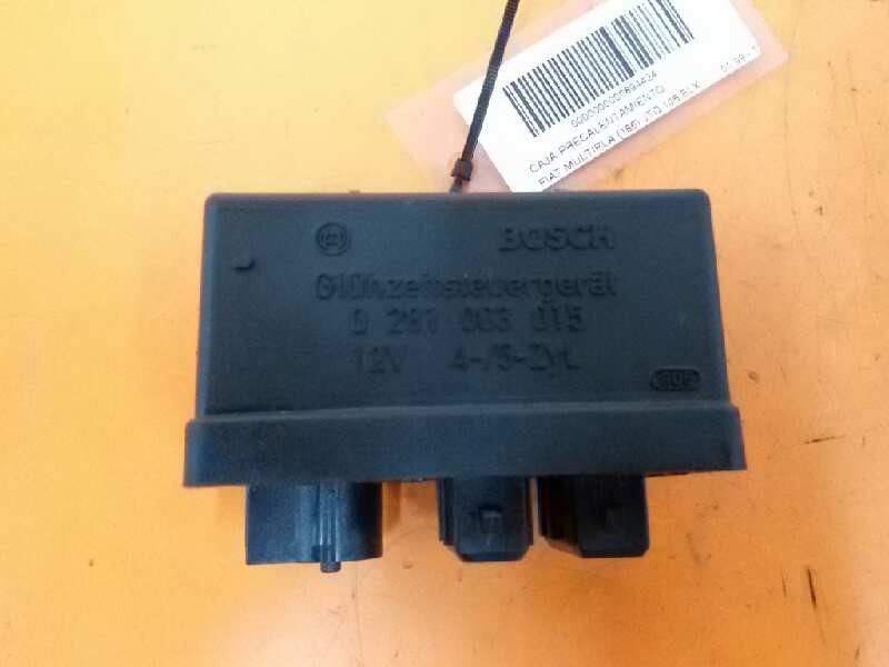 Recambio de caja precalentamiento para fiat multipla (186) jtd 105 elx referencia OEM IAM 0060653990  0281003015