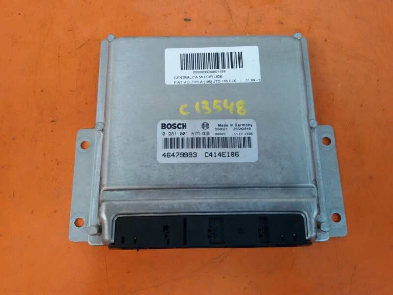 Recambio de centralita motor uce para fiat multipla (186) jtd 105 elx referencia OEM IAM 0046479993 0281001879 