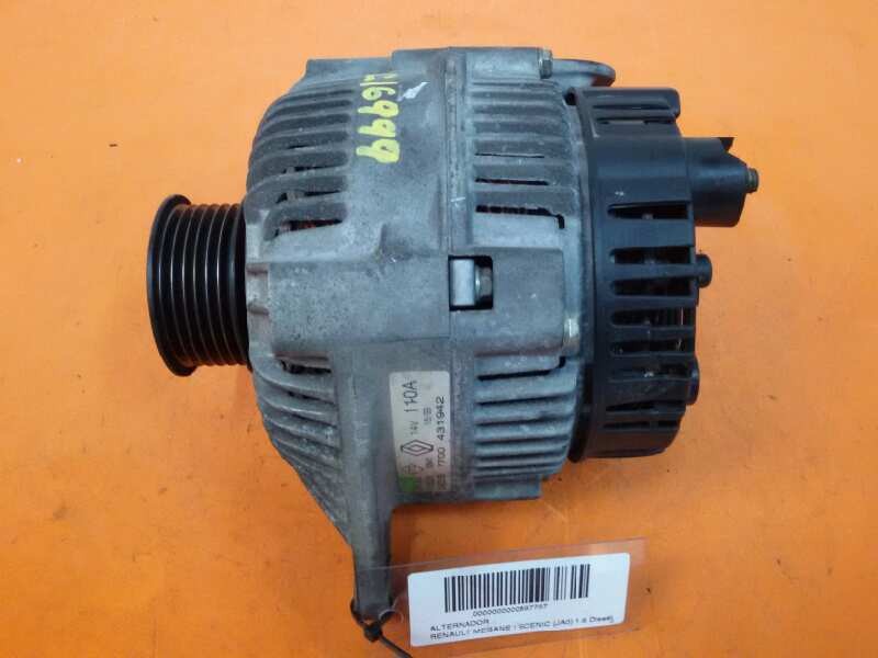 Recambio de alternador para renault megane i scenic (ja0) 1.9 diesel referencia OEM IAM 7700431942 A13VI251 