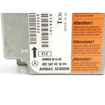 Recambio de centralita airbag para mercedes-benz clase m (w163) 2.7 cdi 20v cat referencia OEM IAM 0025424918  