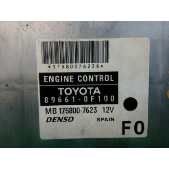 Recambio de centralita motor uce para toyota corolla verso (r1) 2.2 d-4d sol referencia OEM IAM 896610F100 MB1758007623 