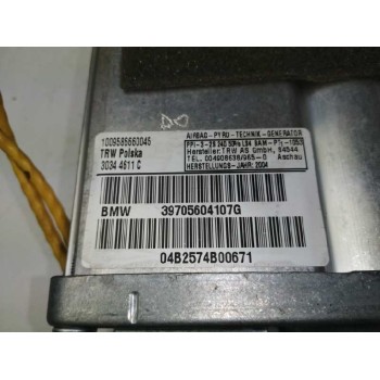 Recambio de airbag delantero derecho para bmw x3 (e83) 2.5 24v referencia OEM IAM 39705604107 30344611C 
