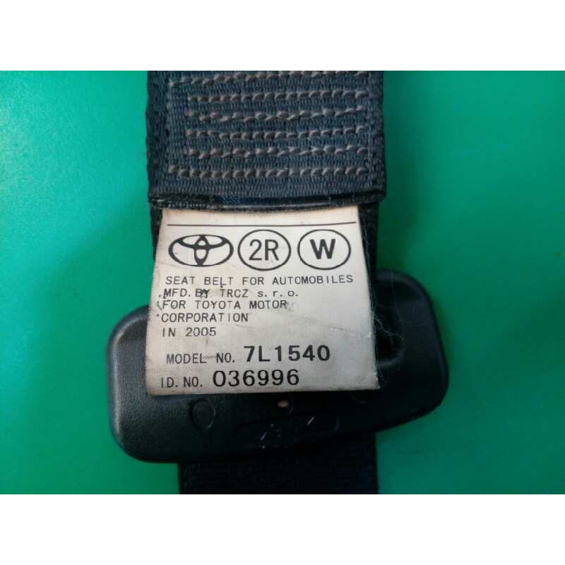 CINTURON SEGURIDAD TRASERO DERECHO FILA CENTRAL