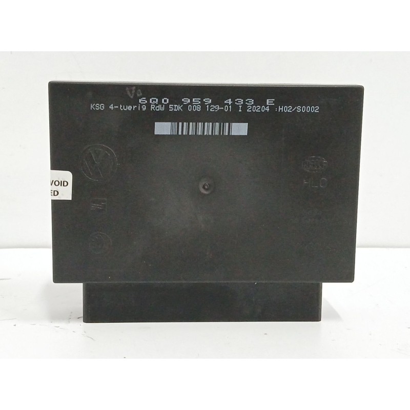 Recambio de centralita cierre para skoda fabia i (6y2) 1.4 tdi referencia OEM IAM 6Q0959433E  