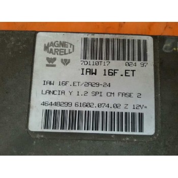 Recambio de centralita motor uce para lancia lancia y 1.2 8v vanity referencia OEM IAM 46448299 IAW16FET 