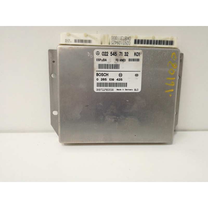 Recambio de centralita motor uce para mercedes-benz clase a (w168) 140 (168.031) referencia OEM IAM 0225457132 0265109425 