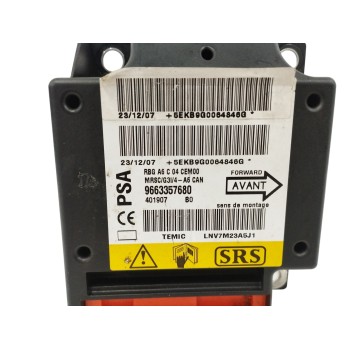 Recambio de centralita airbag para citroën c2 1.1 referencia OEM IAM 9663357680  