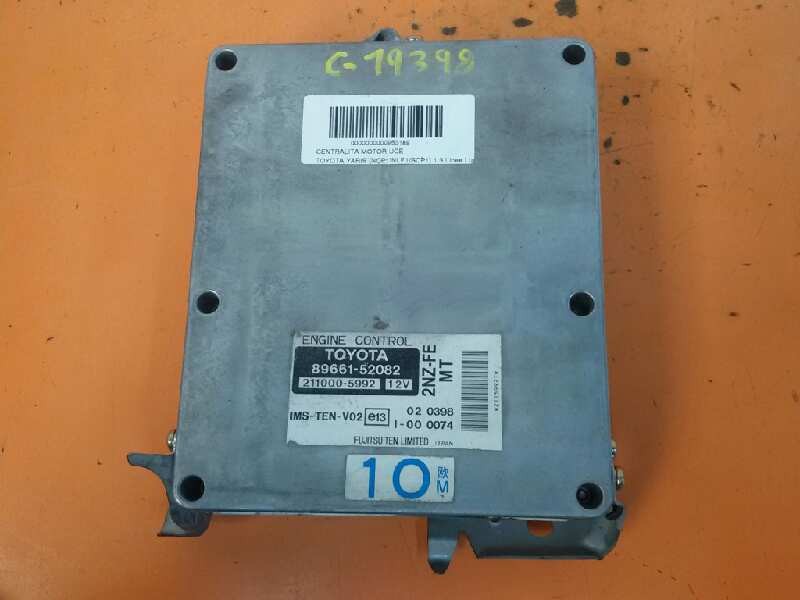 Recambio de centralita motor uce para toyota yaris (ncp1/nlp1/scp1) 1.3 linea luna referencia OEM IAM 8966152082 2110005992 