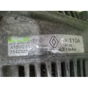 Recambio de alternador para renault scenic (ja..) 1.9 d rt referencia OEM IAM 7700431942 A13VI251 