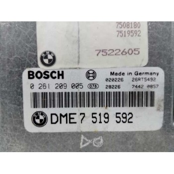 Recambio de centralita motor uce para bmw serie 3 berlina (e46) 316i referencia OEM IAM 7519592 0261209005 